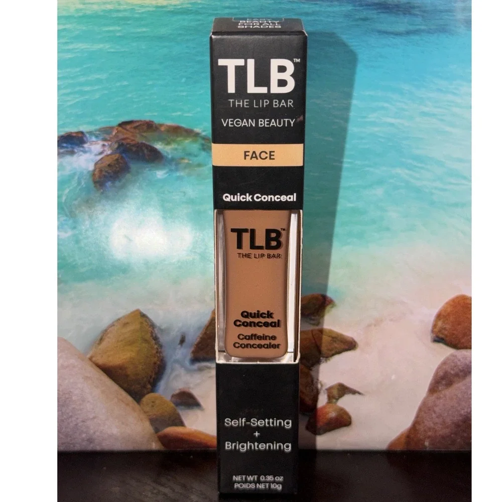 TLB The Lip Bar Quick Conceal Concealer Caramel 1.0 Vegan New